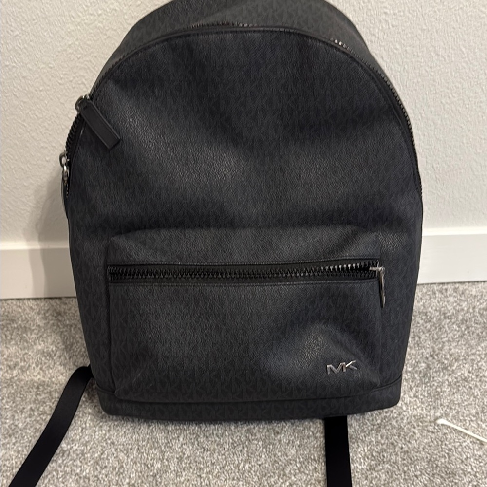 Michael Kors Black Backpack Sleek Minimalist Design